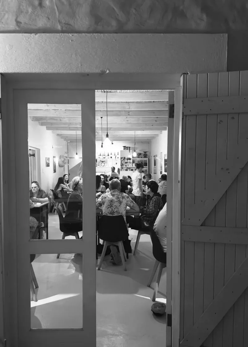 At the Courtyard Bistro + Theatre